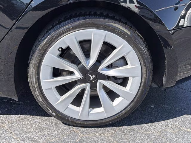 2022 Solid Black Tesla Model 3 Long Range AWD Sedan