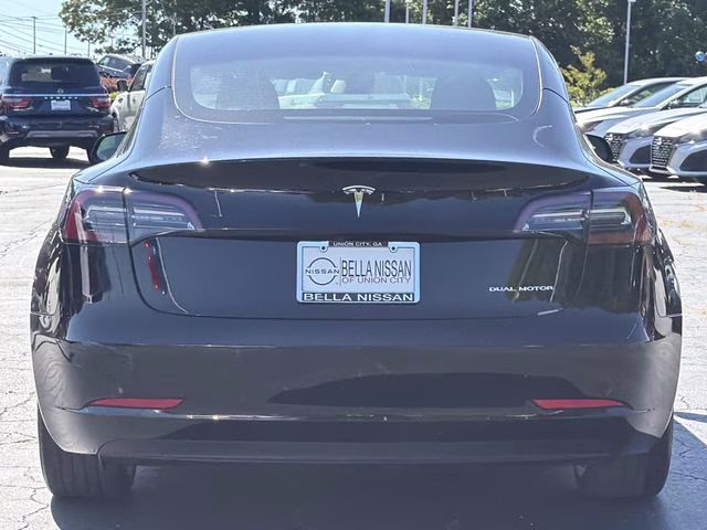 2022 Solid Black Tesla Model 3 Long Range AWD Sedan