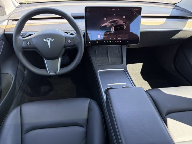 2022 Solid Black Tesla Model 3 Long Range AWD Sedan
