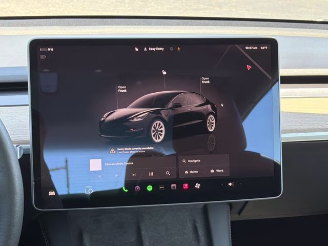 2022 Solid Black Tesla Model 3 Long Range AWD Sedan