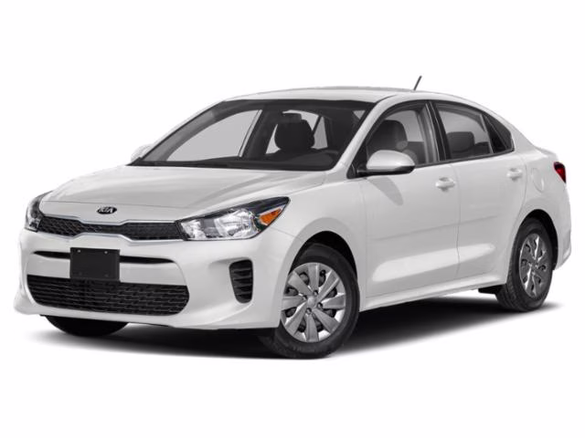 2018 Clear White Kia Rio S FWD Sedan