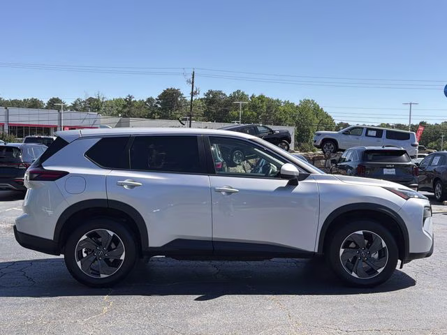 2025 Brilliant Silver Metallic Nissan Rogue SV AWD SUV