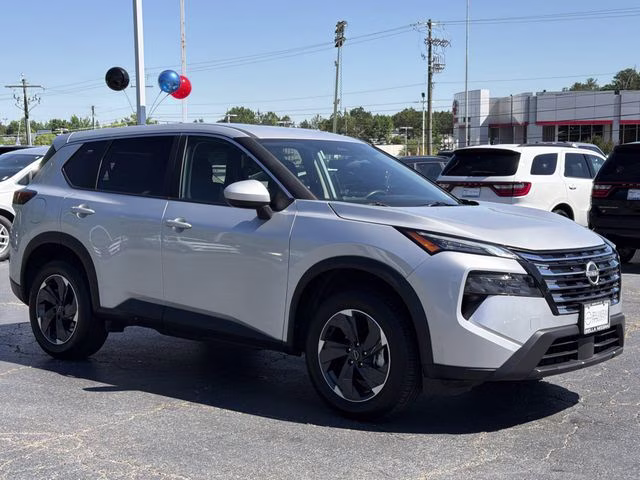 2025 Brilliant Silver Metallic Nissan Rogue SV AWD SUV