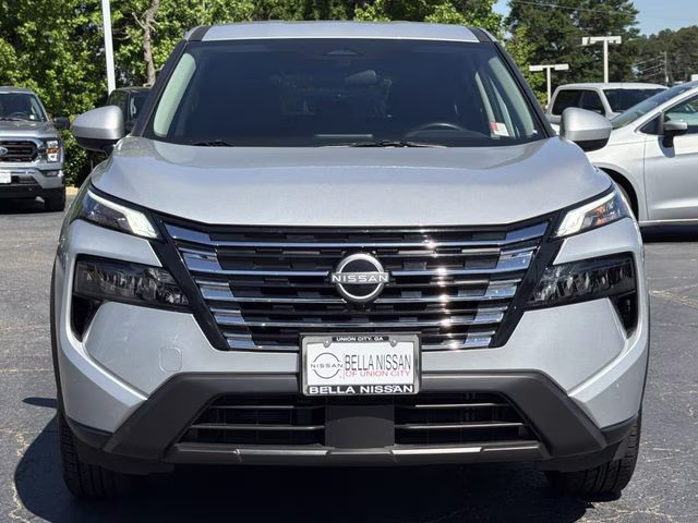 2025 Brilliant Silver Metallic Nissan Rogue SV AWD SUV