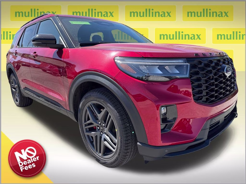 2026 Rapid Red Metallic Tinted Clearcoat Ford Explorer ST RWD SUV