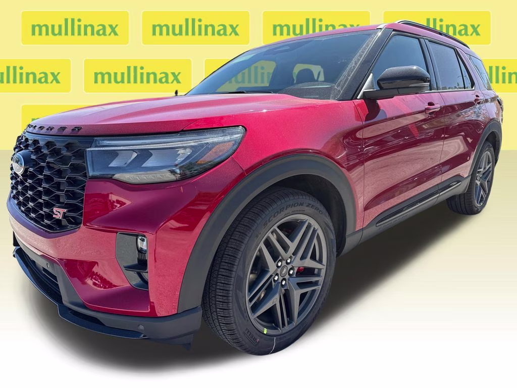 2026 Rapid Red Metallic Tinted Clearcoat Ford Explorer ST RWD SUV