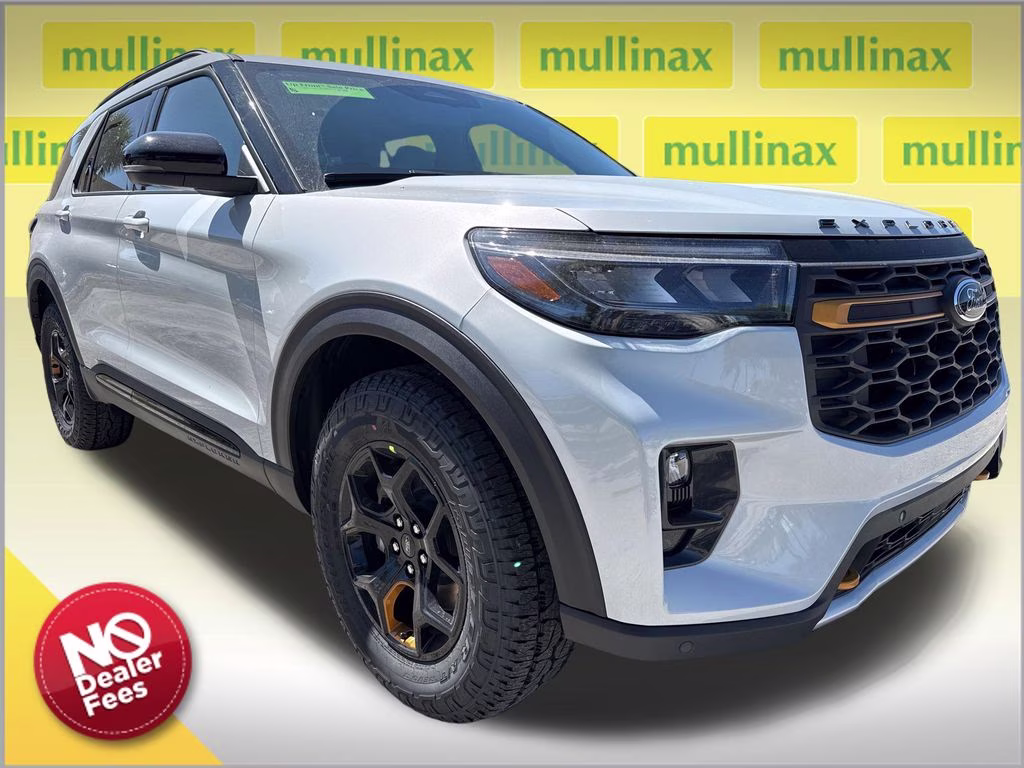 2026 Space White Metallic Ford Explorer Tremor 4X4 SUV