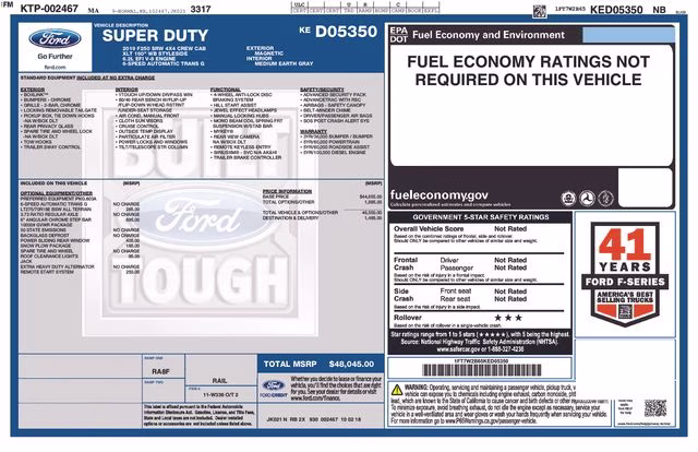 2019 Magnetic Ford Super Duty F-250 SRW XLT 4X4 Truck