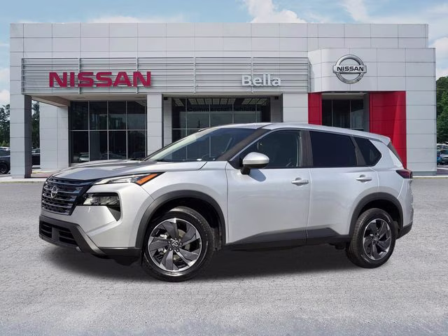 2025 Brilliant Silver Metallic Nissan Rogue SV FWD SUV