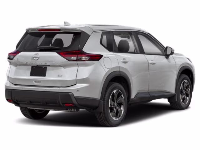 2025 Brilliant Silver Metallic Nissan Rogue SV FWD SUV