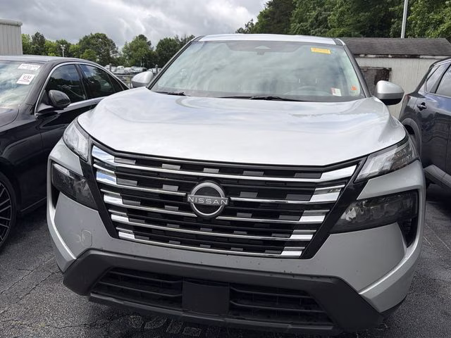 2025 Brilliant Silver Metallic Nissan Rogue SV FWD SUV