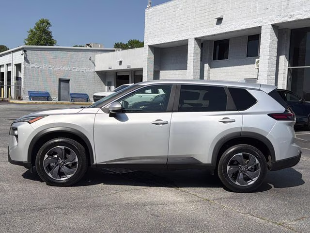 2025 Brilliant Silver Metallic Nissan Rogue SV FWD SUV