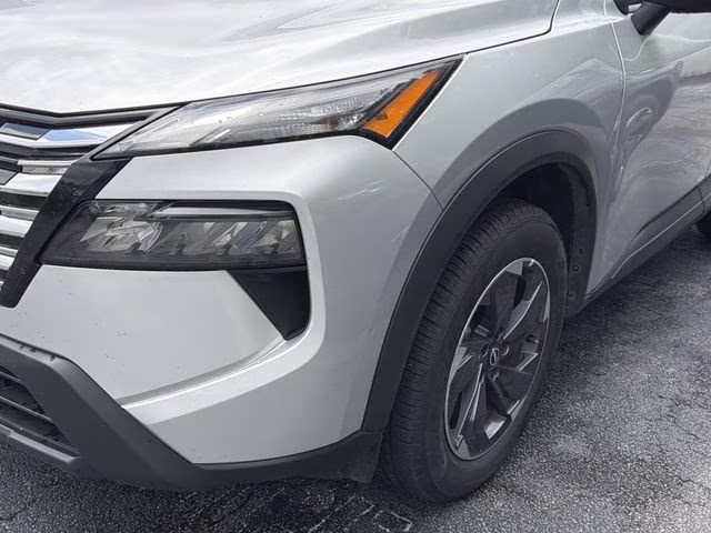 2025 Brilliant Silver Metallic Nissan Rogue SV FWD SUV