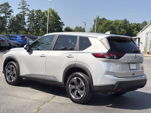 2025 Brilliant Silver Metallic Nissan Rogue SV FWD SUV