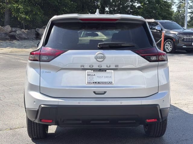 2025 Brilliant Silver Metallic Nissan Rogue SV FWD SUV