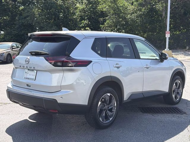 2025 Brilliant Silver Metallic Nissan Rogue SV FWD SUV
