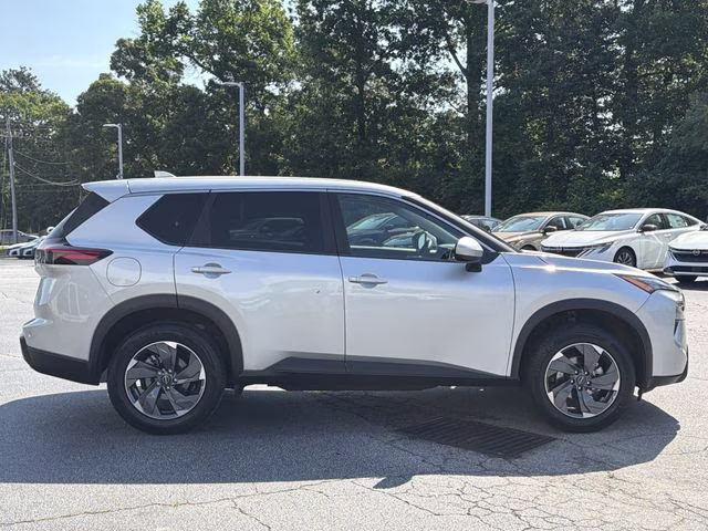 2025 Brilliant Silver Metallic Nissan Rogue SV FWD SUV