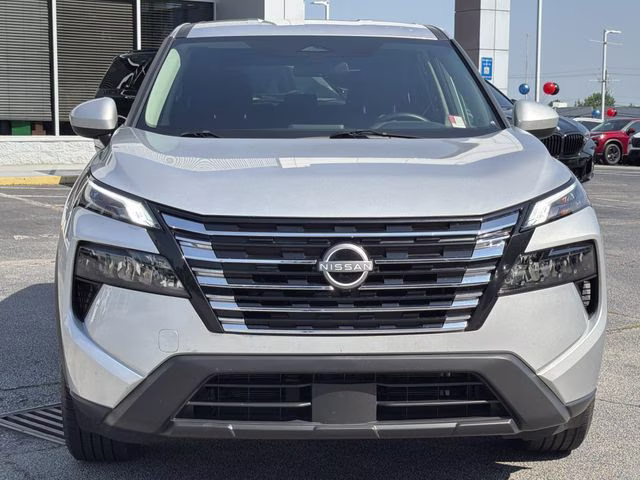 2025 Brilliant Silver Metallic Nissan Rogue SV FWD SUV