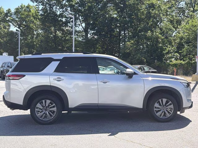 2025 Gun Metallic Nissan Pathfinder SV 4X4 SUV