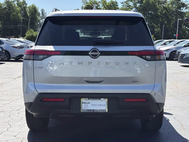 2025 Brilliant Silver Metallic Nissan Pathfinder SV 4X4 SUV