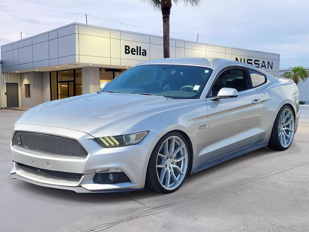 2015 Ingot Silver Ford Mustang GT Premium RWD Coupe