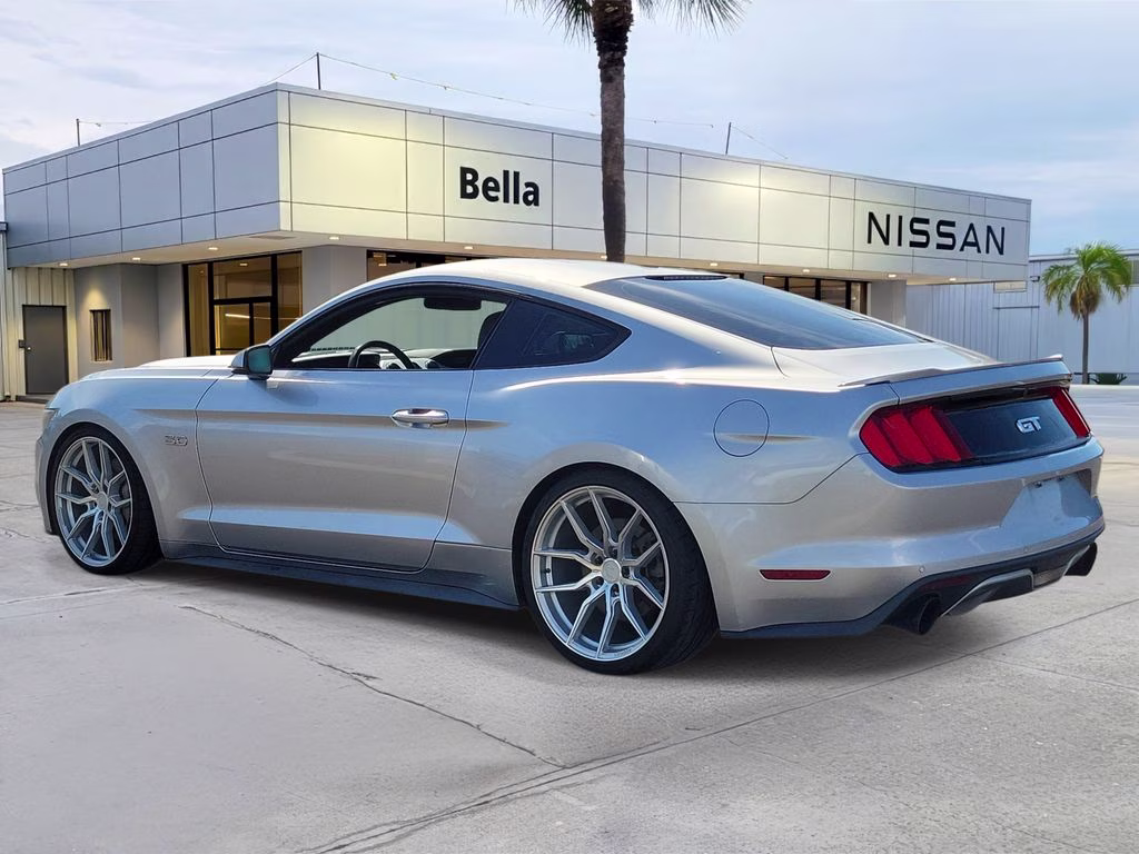 2015 Ingot Silver Ford Mustang GT Premium RWD Coupe
