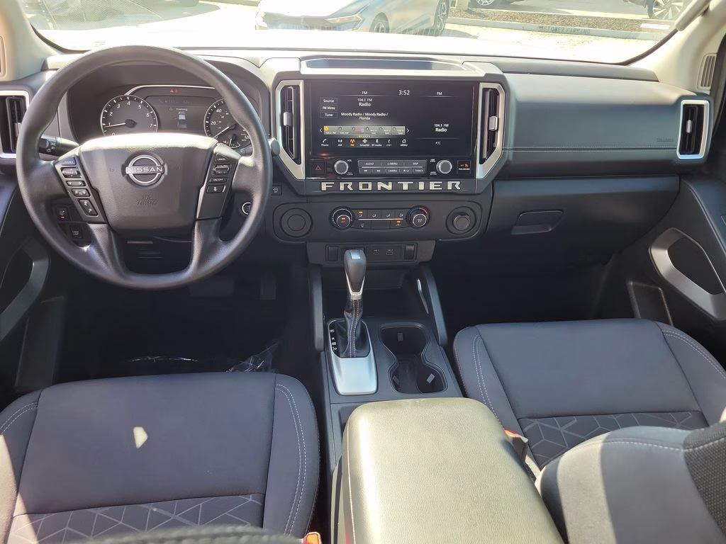 2025 Glacier White Nissan Frontier SV RWD Truck