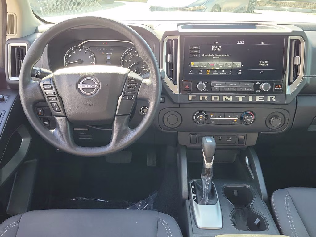 2025 Glacier White Nissan Frontier SV RWD Truck