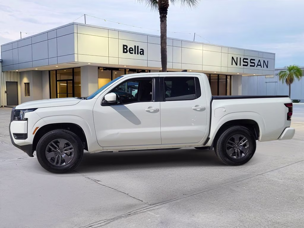 2025 Glacier White Nissan Frontier SV RWD Truck