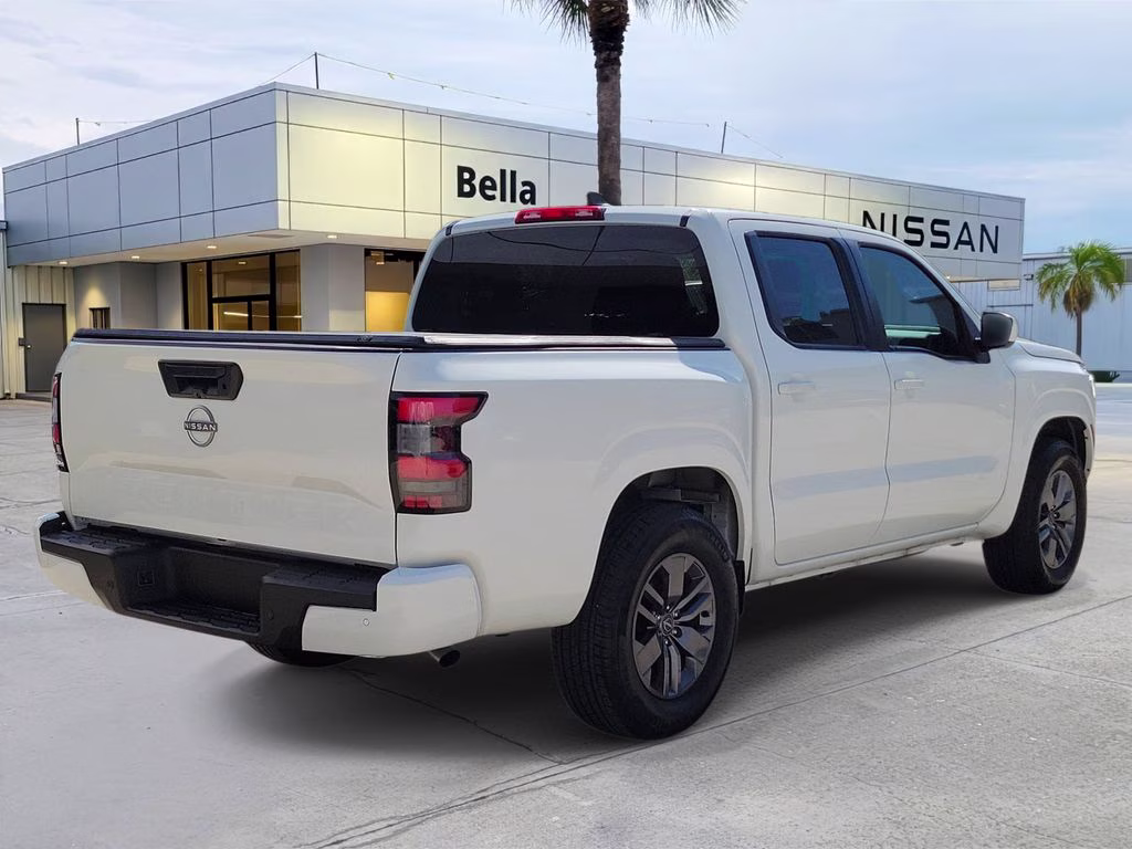 2025 Glacier White Nissan Frontier SV RWD Truck