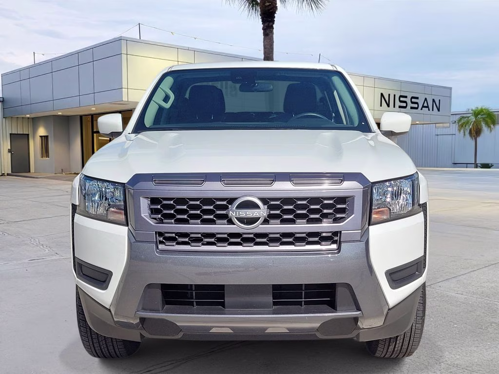 2025 Glacier White Nissan Frontier SV RWD Truck