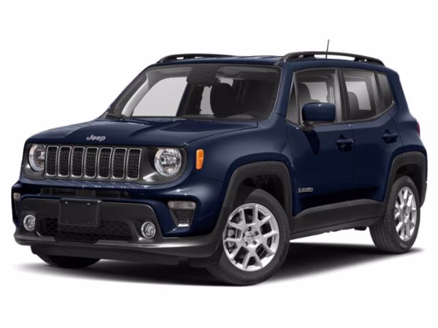 2021 Jetset Blue Clearcoat Jeep Renegade Latitude FWD SUV