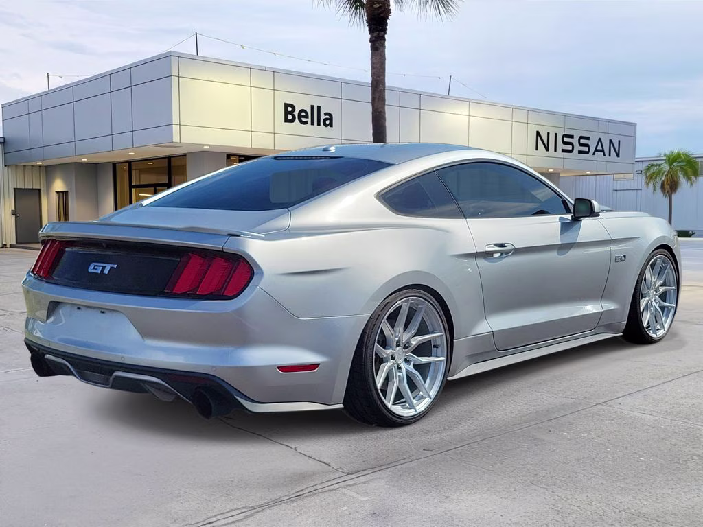 2015 Ingot Silver Ford Mustang GT Premium RWD Coupe