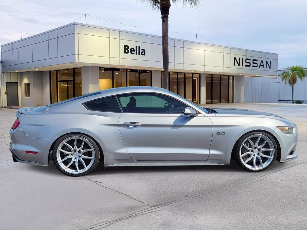 2015 Ingot Silver Ford Mustang GT Premium RWD Coupe