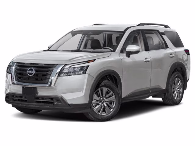 2025 Brilliant Silver Metallic Nissan Pathfinder SV 4X4 SUV