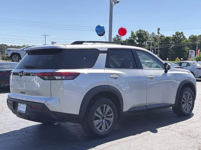 2025 Brilliant Silver Metallic Nissan Pathfinder SV 4X4 SUV