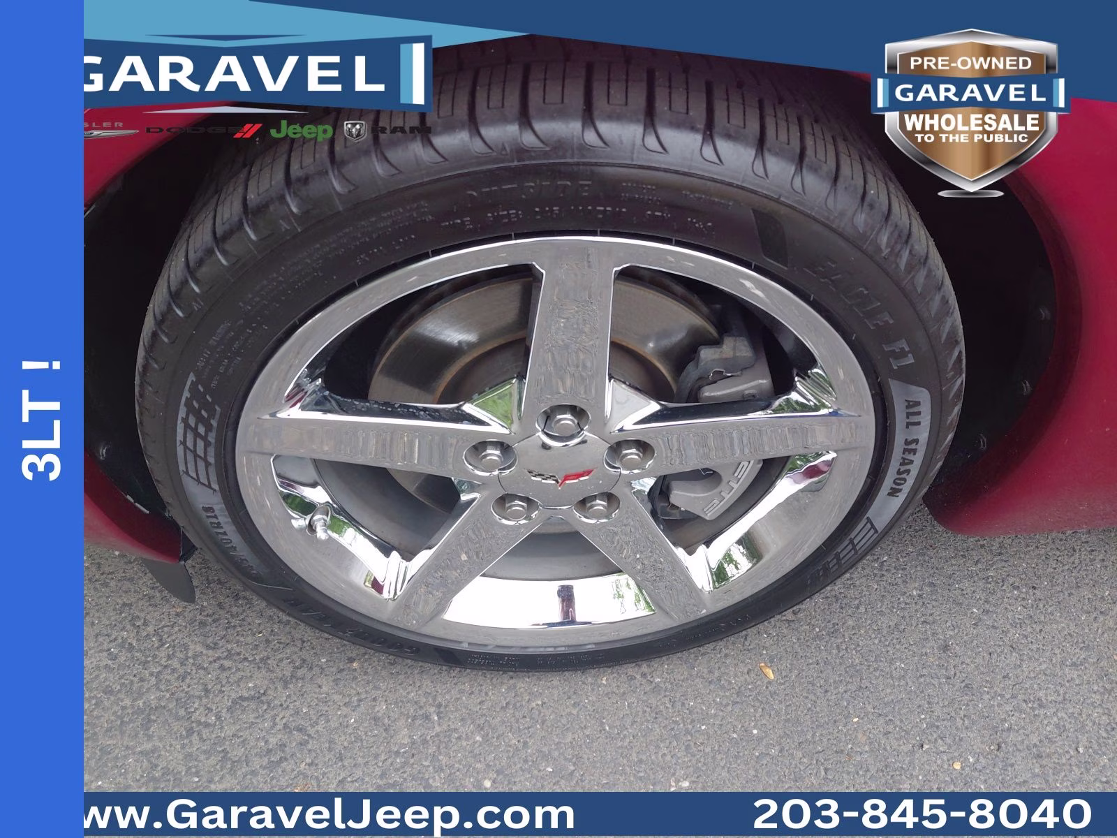 2008 Crystal Red Metallic Tintcoat Chevrolet Corvette Base RWD Coupe