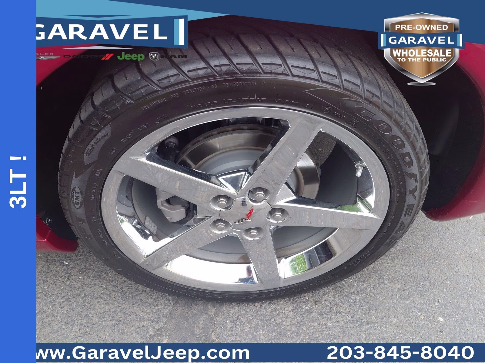2008 Crystal Red Metallic Tintcoat Chevrolet Corvette Base RWD Coupe
