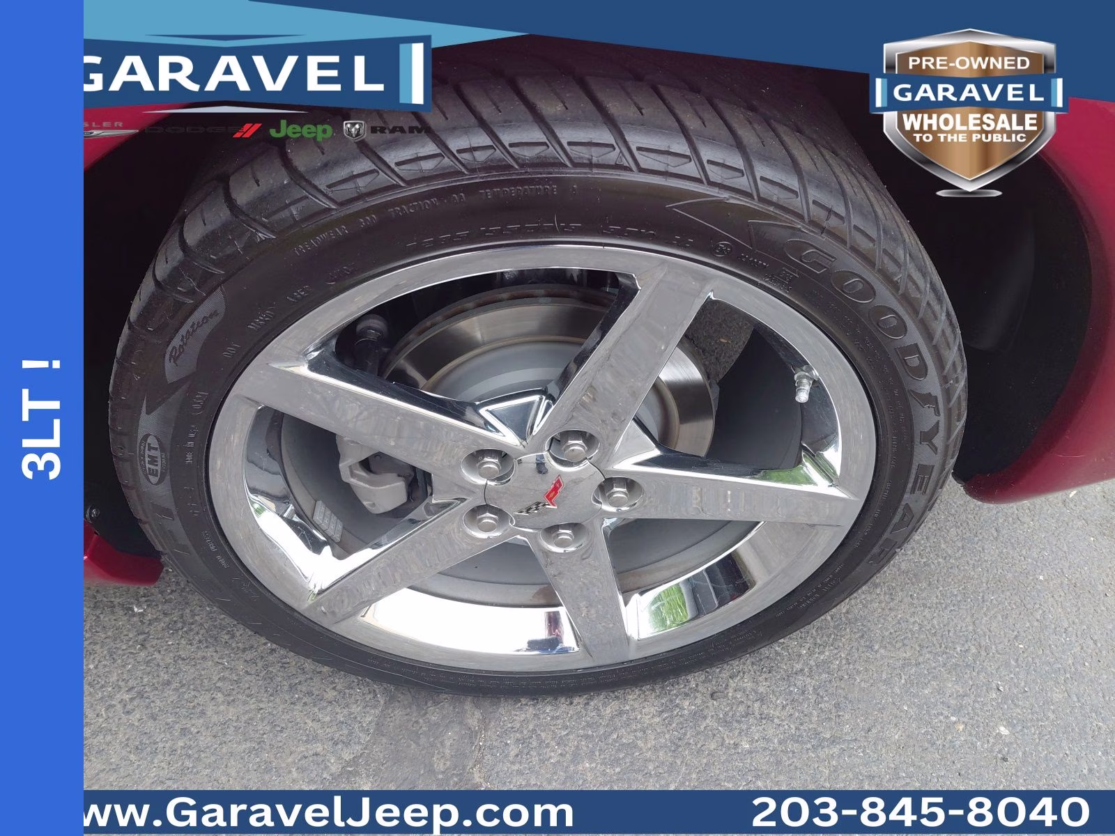 2008 Crystal Red Metallic Tintcoat Chevrolet Corvette Base RWD Coupe