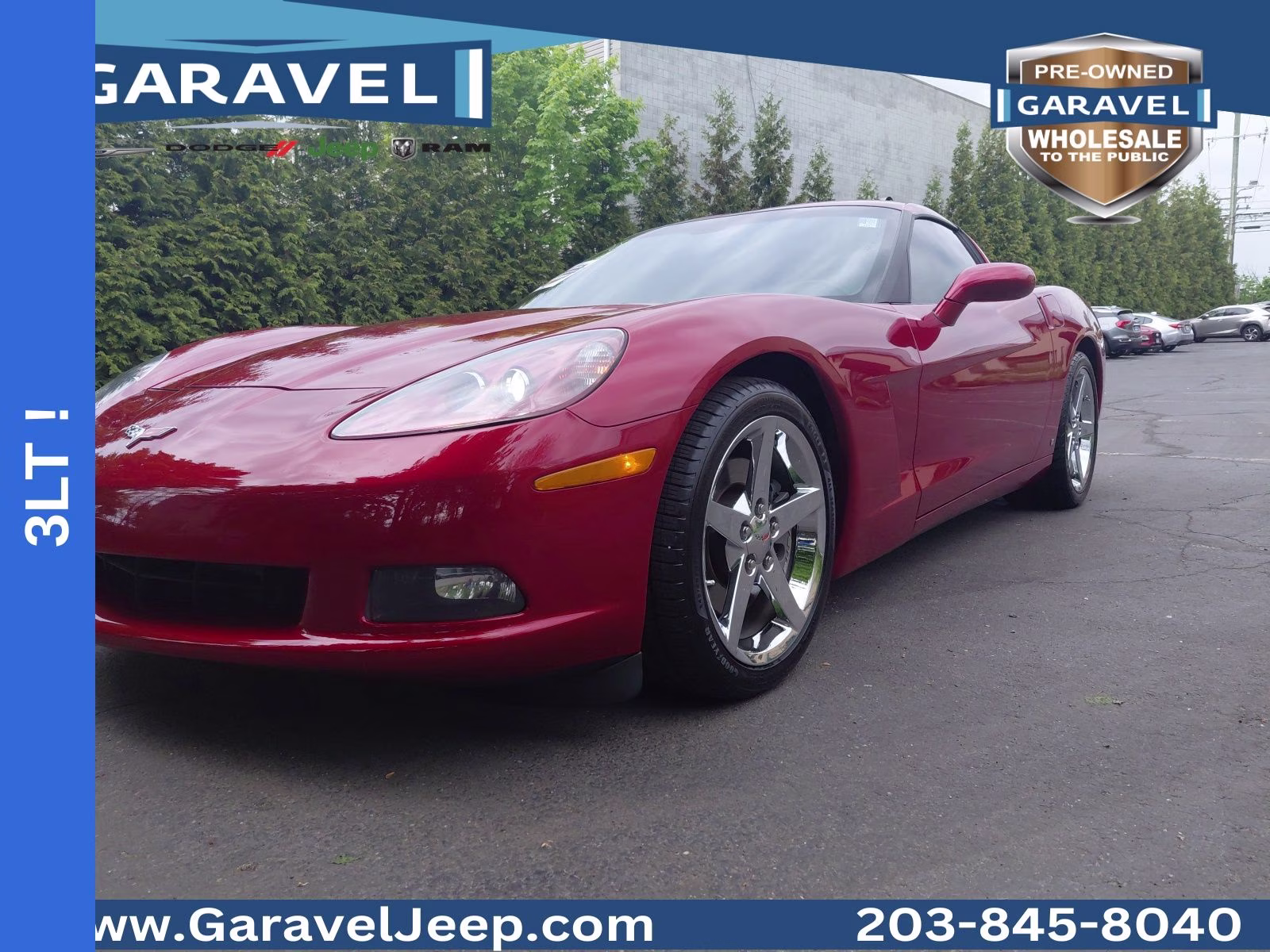 2008 Crystal Red Metallic Tintcoat Chevrolet Corvette Base RWD Coupe