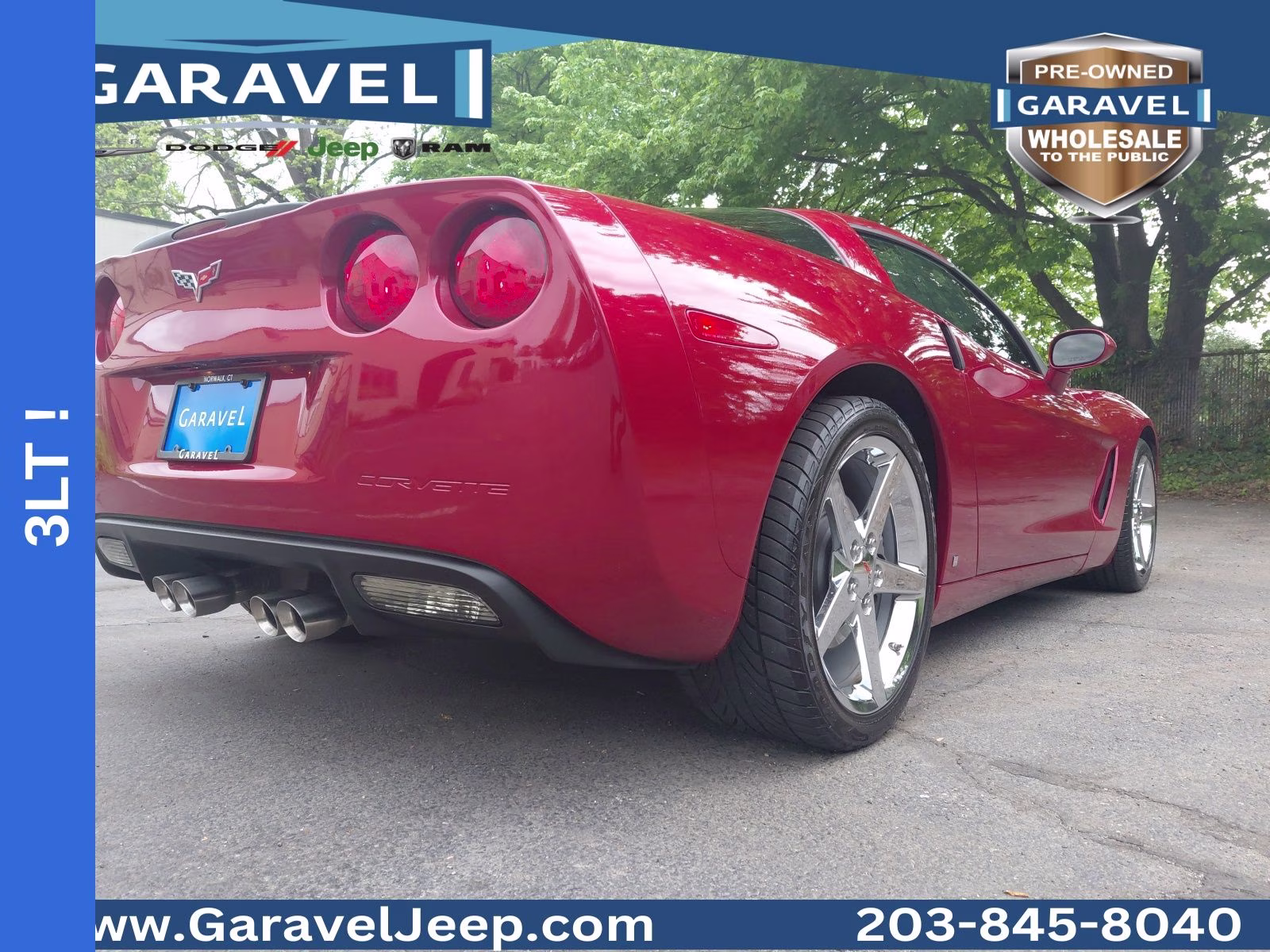 2008 Crystal Red Metallic Tintcoat Chevrolet Corvette Base RWD Coupe