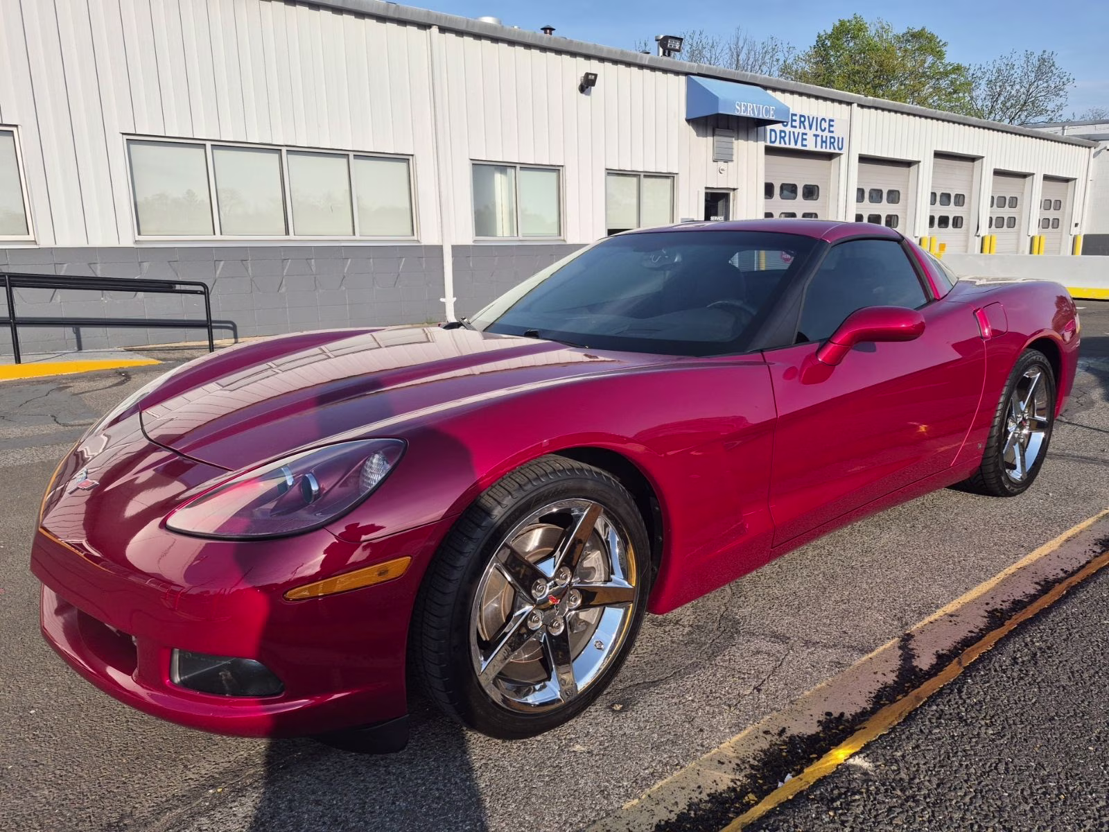 2008 Crystal Red Metallic Tintcoat Chevrolet Corvette Base RWD Coupe