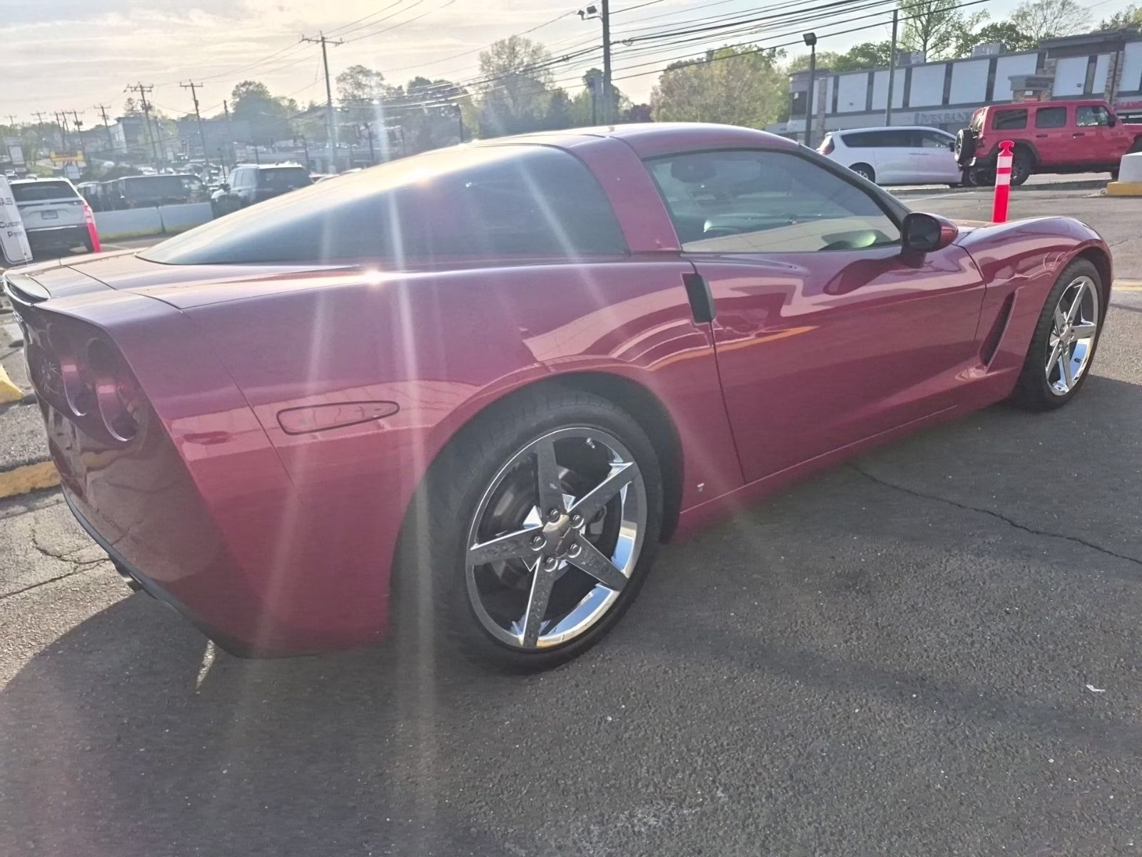 2008 Crystal Red Metallic Tintcoat Chevrolet Corvette Base RWD Coupe