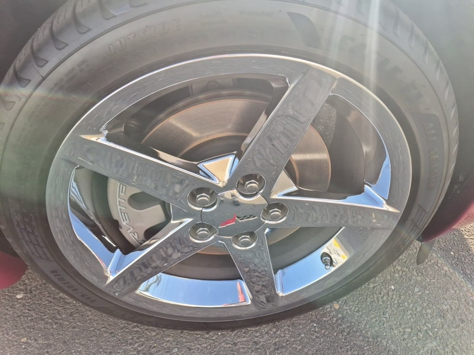 2008 Crystal Red Metallic Tintcoat Chevrolet Corvette Base RWD Coupe