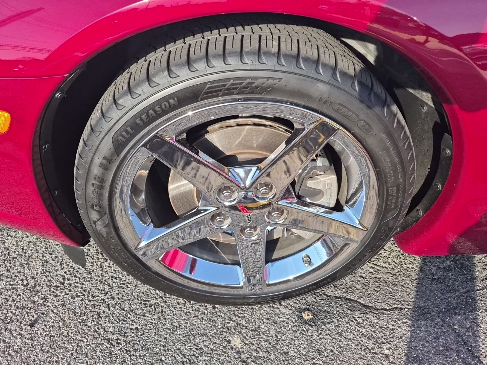 2008 Crystal Red Metallic Tintcoat Chevrolet Corvette Base RWD Coupe