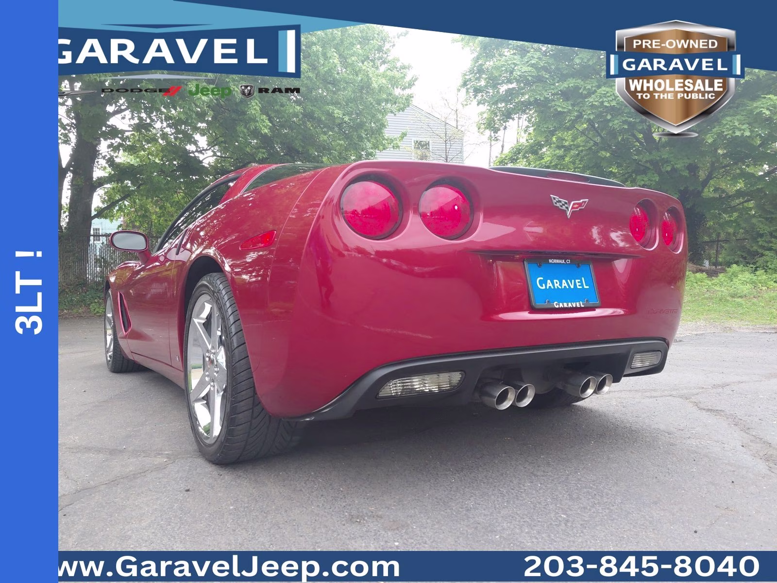 2008 Crystal Red Metallic Tintcoat Chevrolet Corvette Base RWD Coupe