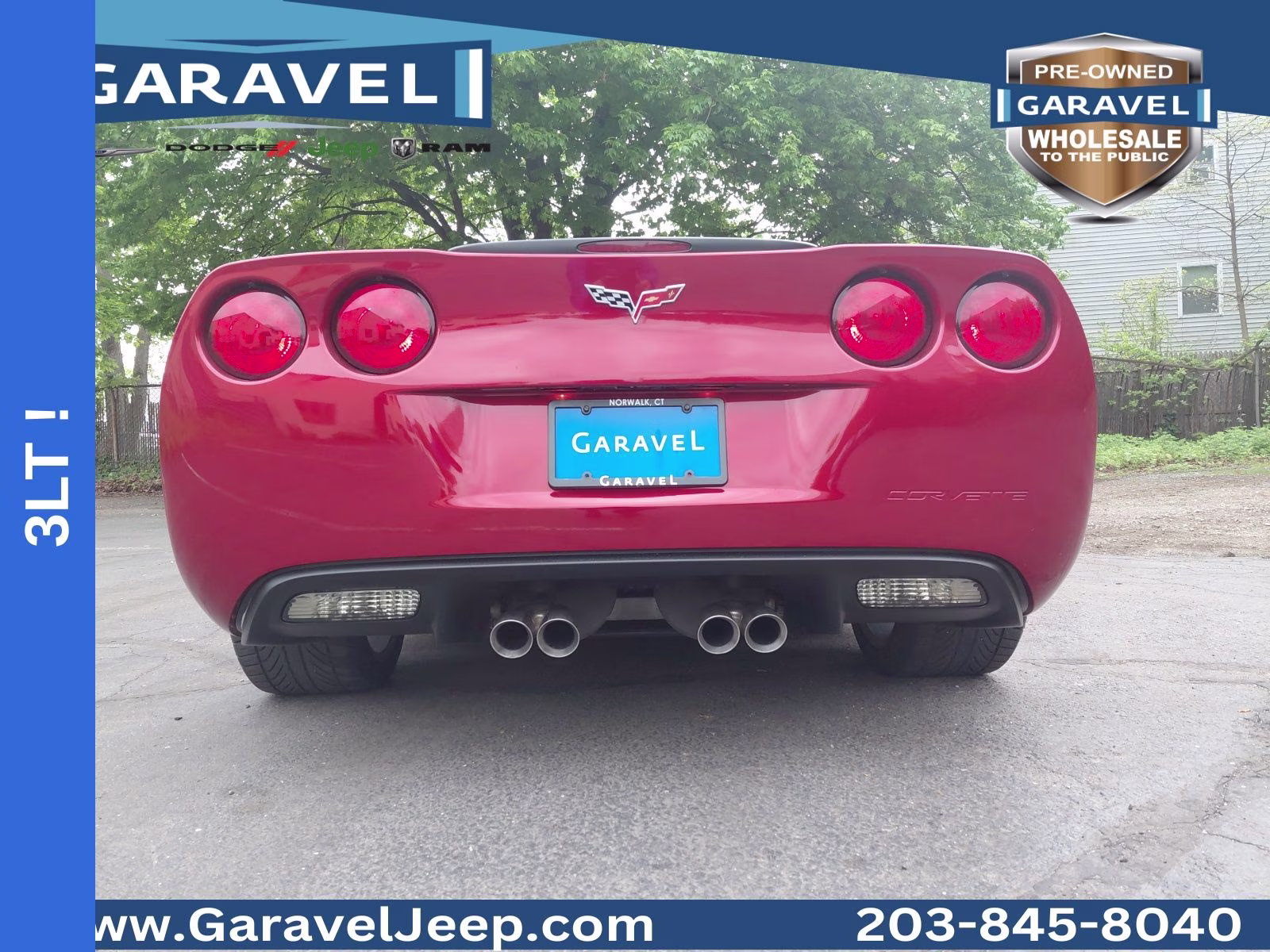 2008 Crystal Red Metallic Tintcoat Chevrolet Corvette Base RWD Coupe