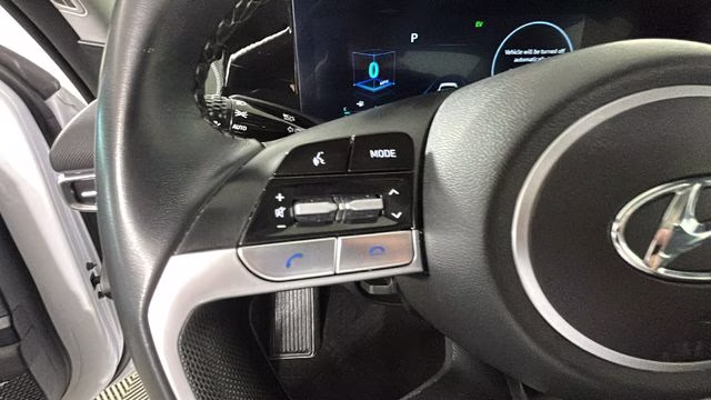 2023 Lunar White Hyundai Elantra Hybrid Limited FWD Sedan