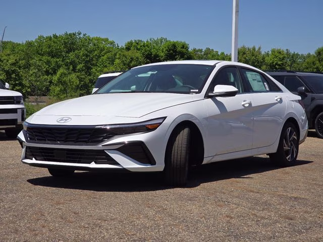 2026 Serenity White Pearl Hyundai Elantra Limited FWD Sedan