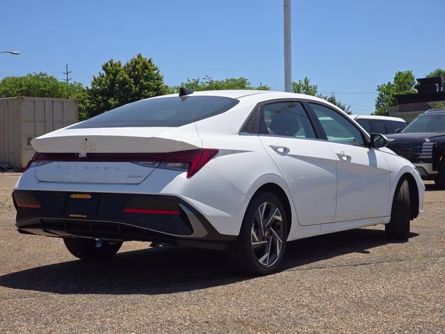 2026 Serenity White Pearl Hyundai Elantra Limited FWD Sedan